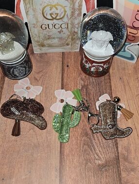 Rhinestone Western Keychains Nwt